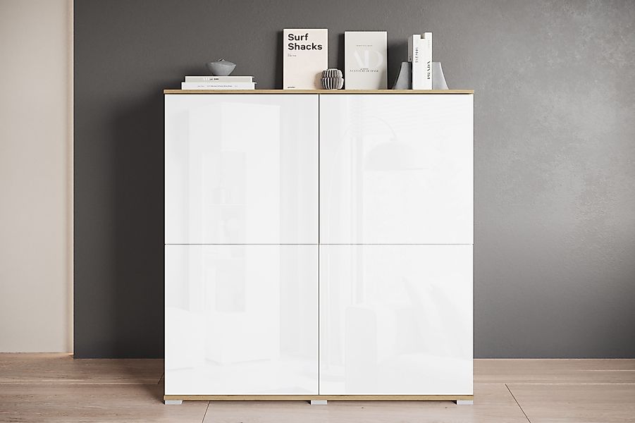 INOSIGN Highboard Kenia, moderne grifflose Hochkommode günstig online kaufen