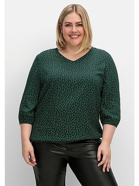 Sheego Tunika Große Größen mit Minimalprint günstig online kaufen