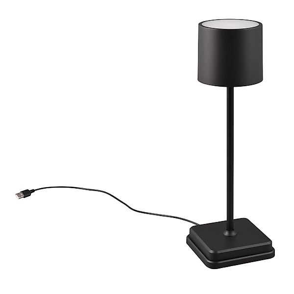 Reality Leuchten LED Außen-Tischleuchte Fernandez, Dimmfunktion, USB-Ladefu günstig online kaufen