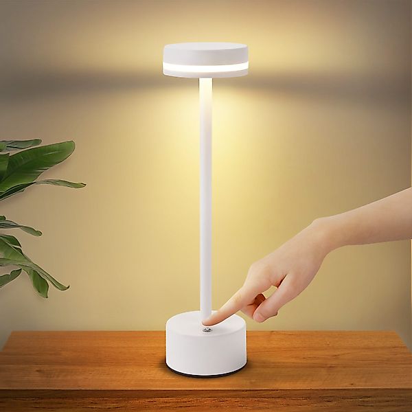 Nettlife LED Tischleuchte Kabellos Nachttischlampe Touch günstig online kaufen