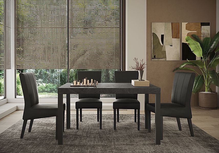 Home affaire Esstisch "Everest 140 x 88 cm, Küchentisch, Esszimmertisch" mo günstig online kaufen