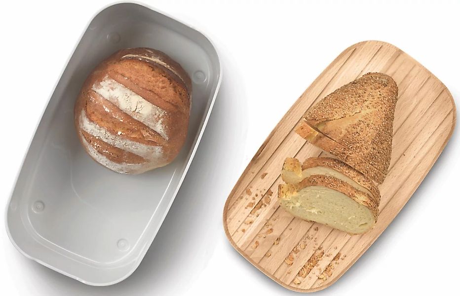 Metaltex Brotkasten »Bready«, (1 tlg., Bready), aus zertifiziertem Buchenho günstig online kaufen