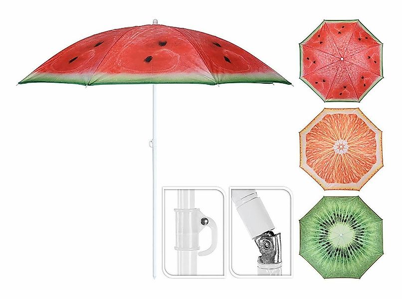Meinposten Sonnenschirm Ø 150 cm Strandschirm günstig online kaufen