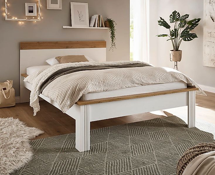 Home affaire Einzelbett "WESTMINSTER Bett im Landhausstil, Doppelbett, Bett günstig online kaufen