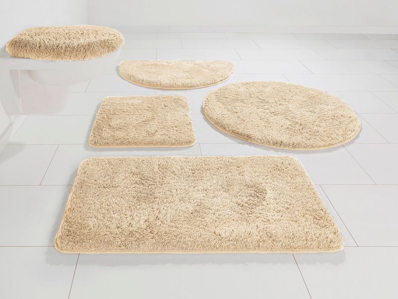 Bruno Banani Badematte "Lana, Badvorleger, Badezimmer Teppich" Höhe 25 mm r günstig online kaufen