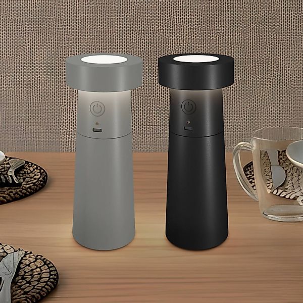 Lucande LED-Salz- und Pfefferstreuer Salt & Pepper, 2er-Set günstig online kaufen