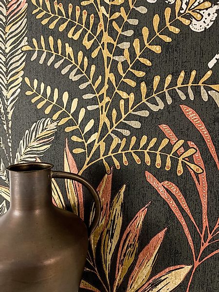 Newroom Vliestapete, strukturiert, Mustertapete, Blumentapete günstig online kaufen