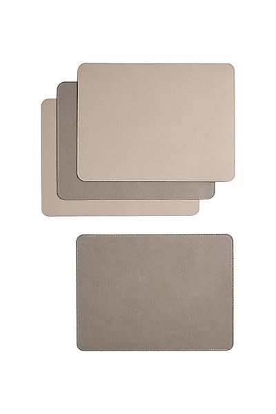 Next Platzset Weiche Wende-Platzsets aus Kunstleder, günstig online kaufen
