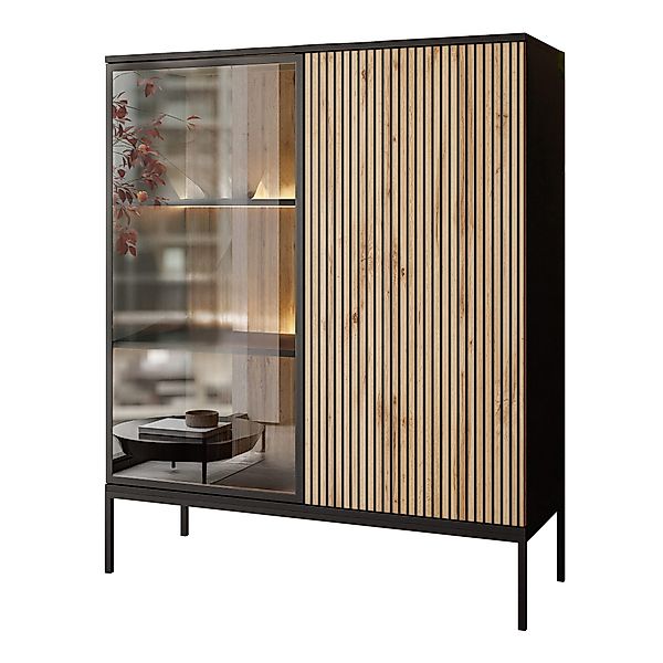 Lookway Hochschrank ECLIPSE WT104 niedrige Vitrine günstig online kaufen