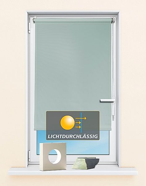 Kutti Seitenzugrollo »Seitenzugrollo 'Ida', Lichtschutz, Klemmfix, ohne Boh günstig online kaufen