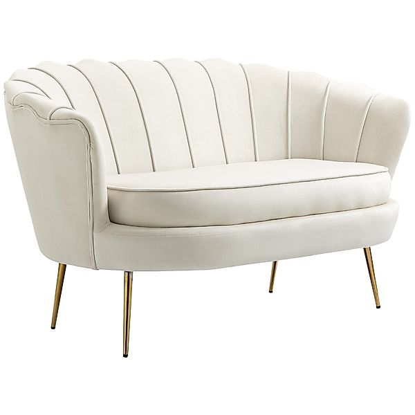 HOMCOM 2-Sitzer Sofa, Couch mit Armlehne, günstig online kaufen