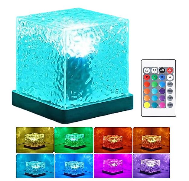 Jibenhome LED Nachtlicht LED Nachttischlampe Dimmbar 16 Lichtfarben, Tischl günstig online kaufen