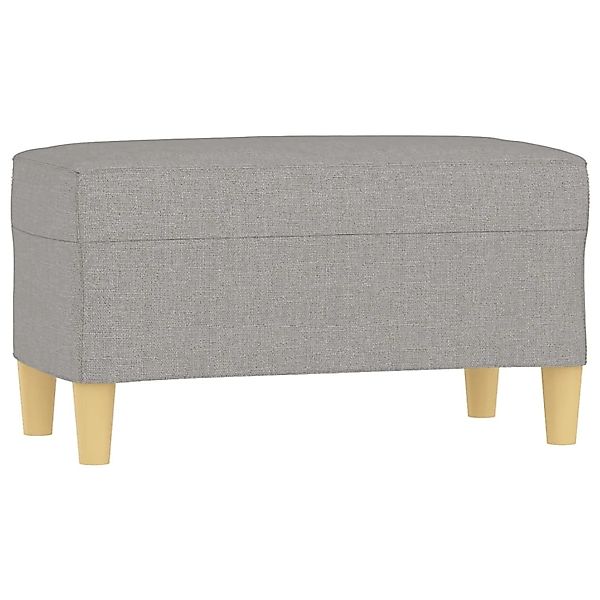 vidaXL Sitzbank Hellgrau 70x35x41 cm Stoff 349367 günstig online kaufen