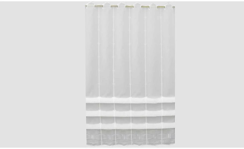 FLORENTINA Scheibengardine   ¦ blau ¦ Synthetik ¦ Maße (cm): B: 96 H: 175 G günstig online kaufen