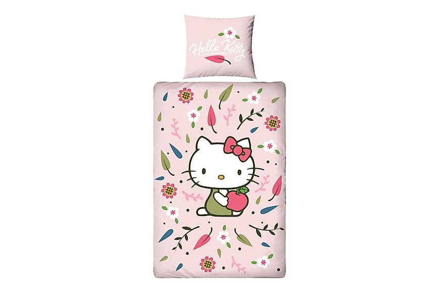 MTOnlinehandel Bettwäsche Hello Kitty Blütenzauber, Wende- Motiv für Mädche günstig online kaufen