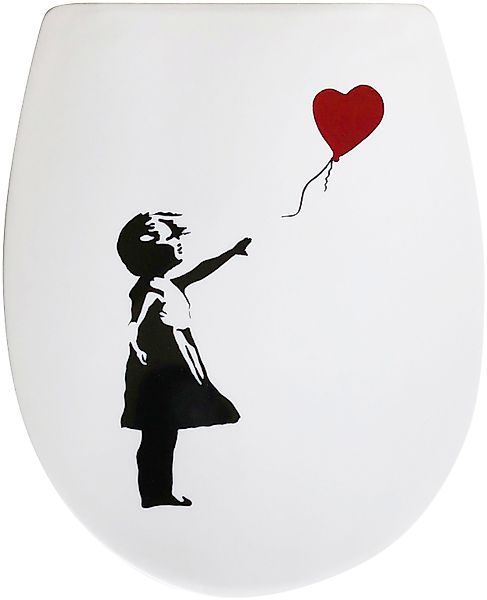 ADOB WC-Sitz Roter Ballon, Absenkautomatik, abnehmbar günstig online kaufen