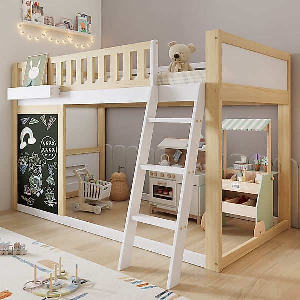 Flieks Etagenbett, Kinderbett Hochbett 90x200cm mit günstig online kaufen