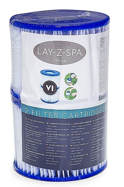 Bestway Pool-Filterkartusche Lay-Z-Spa Filterkartuschen Gr.VI Doppelpack günstig online kaufen