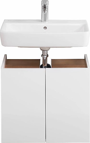 Saphir Waschbeckenunterschrank Quickset 947 Unterbeckenschrank, Weiß günstig online kaufen
