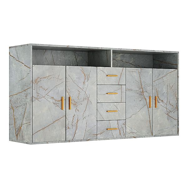 HOMAVO Sideboard BG1-L mit 4 Schubladen, günstig online kaufen