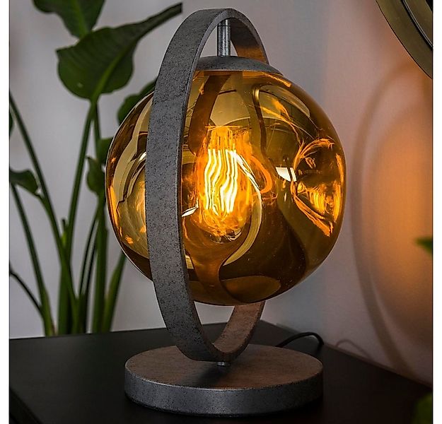 famlights Tischleuchte famlights, Tischleuchte Leonora in Altsilber und Ber günstig online kaufen