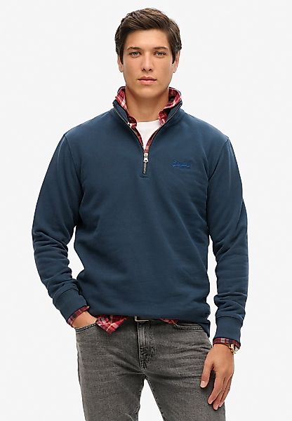 Superdry Sweatshirt "ESSENTIAL LOGO HENLEY" günstig online kaufen