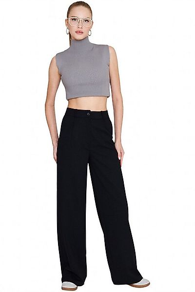 fashionshowcase Palazzohose Damen Stoffhose Marlenehose mit elastischem, ho günstig online kaufen