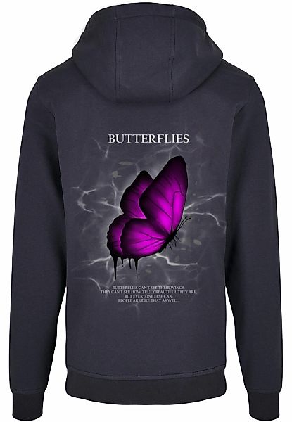 Merchcode Kapuzensweatshirt "Merchcode Herren Butterflies Basic Hoody", (1 günstig online kaufen