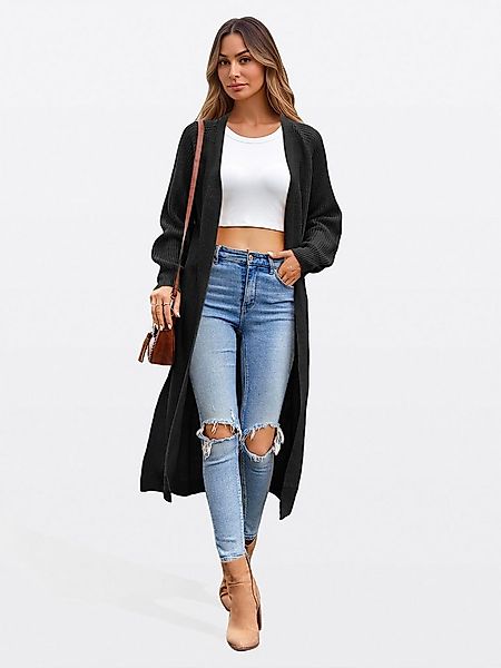 Imily Bela Cardigan Damen Drapierter Strickmantel (Packung, 1-tlg., 1per-Pa günstig online kaufen