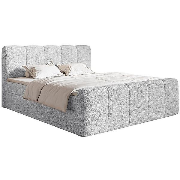 Selsey Boxbett CLOUDY II, Polsterbett mit Bettkasten, Matratze & Topper, Bo günstig online kaufen