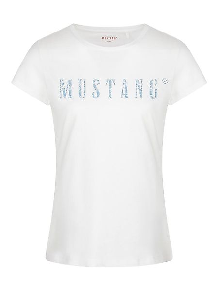 MUSTANG T-Shirt Damen Logo Printshirt Alexia günstig online kaufen