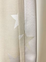 novumfix Vorhang Sterne Kombiband in beige günstig online kaufen