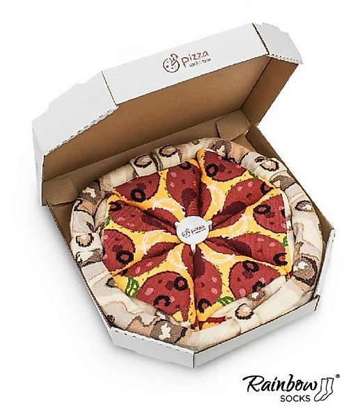 Capelli New York Socken Pizza Geschenk Box- Pepperoni Socken günstig online kaufen