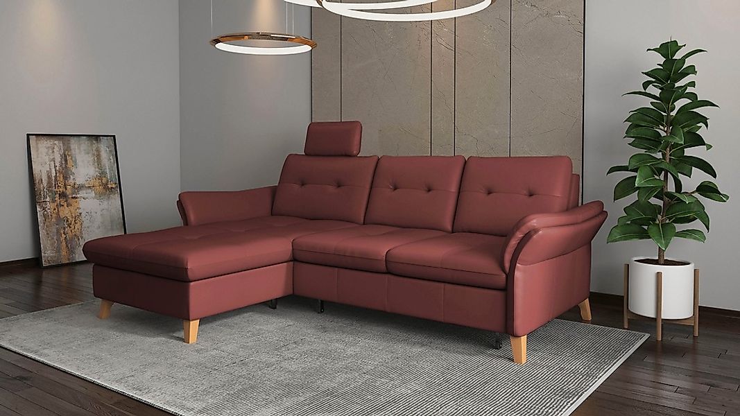 sit&more Ecksofa "Göteborg" Sitztiefenverstellung und Federkern, wahlweise günstig online kaufen