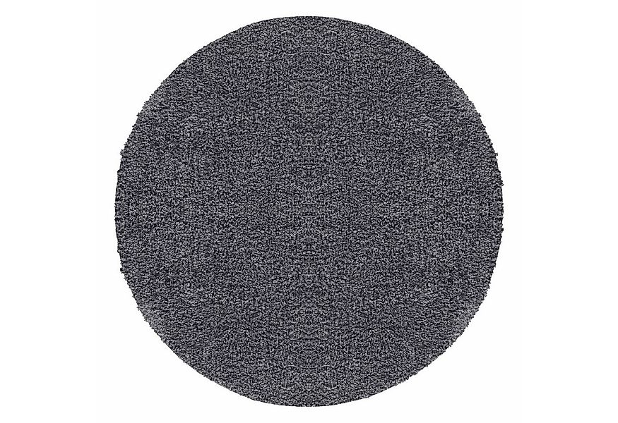 Teppium Teppich Unicolor - Einfarbig, Rund, Höhe: 30 mm, Einfarbig Shaggy T günstig online kaufen