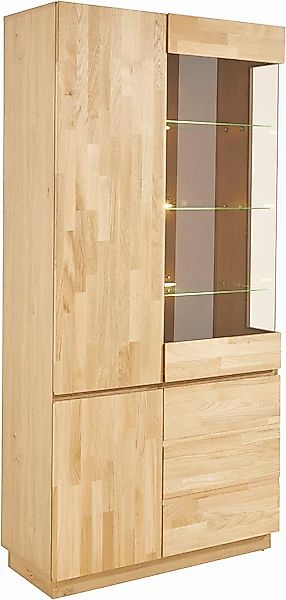 Home affaire Vitrine, Höhe 184 cm, teilmassiv, FSC-zertifiziert günstig online kaufen