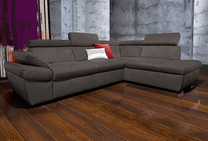 exxpo - sofa fashion Ecksofa "Salerno, Funktionssofa, hoher Sitzkomfort, Br günstig online kaufen