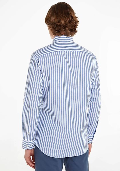 Tommy Hilfiger TAILORED Langarmhemd CL-W ROYAL OXF STRIPE RF SHIRT mit Butt günstig online kaufen