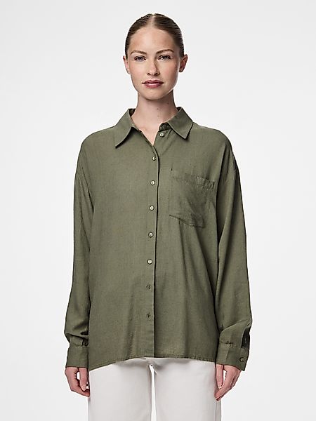 pieces Hemdbluse PCPIA LS LOOSE SHIRT günstig online kaufen