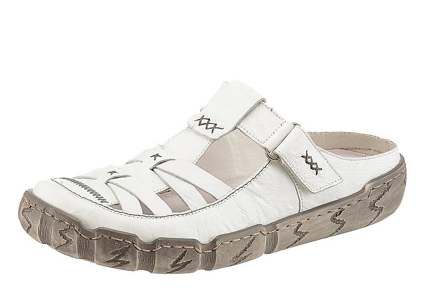 Rieker Clog Sabot, Sommerschuh, Schlappen, Hausschuh mit Ziernähten günstig online kaufen