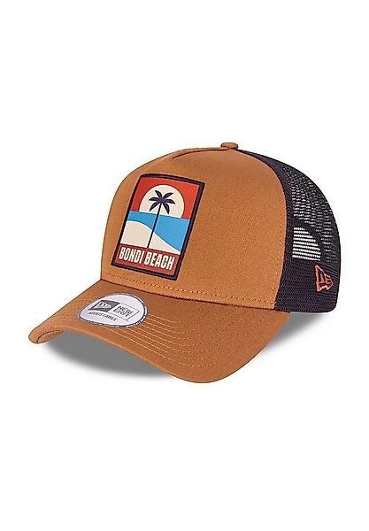 New Era Trucker Cap Bondi Beach Summer Patch Brown A-Frame Adjustable Truck günstig online kaufen