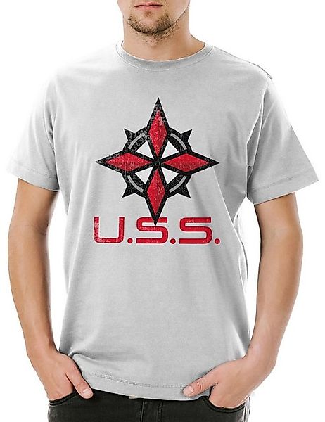 Urban Backwoods Print-Shirt Umbrella Security Service Logo Herren T-Shirt R günstig online kaufen