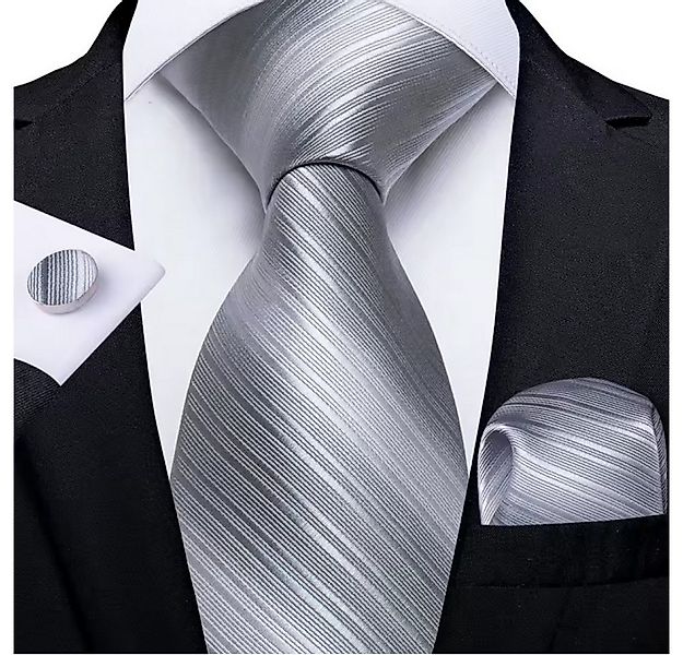 Ware aus aller Welt Krawatte Krawatte Einstecktuch Manschettenknöpfe Seide günstig online kaufen