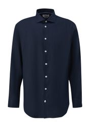 s.Oliver Langarmhemd Hemd Glänzendes Tailored Fit günstig online kaufen