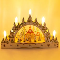 ToCi LED Schwibbogen LED-Kerzenbogen Schwibbogen mit günstig online kaufen