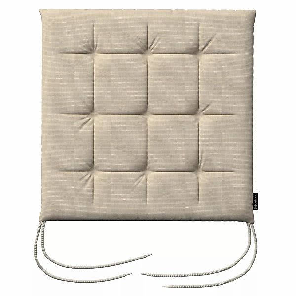 Stuhlkissen Jonas mit Bindeschnur, beige-creme, 40 x 40 x 3,5 cm, Outdoor O günstig online kaufen