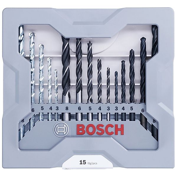 Bosch Bohrer-Set Gemischt 3 mm - 8 mm 15-teilig günstig online kaufen