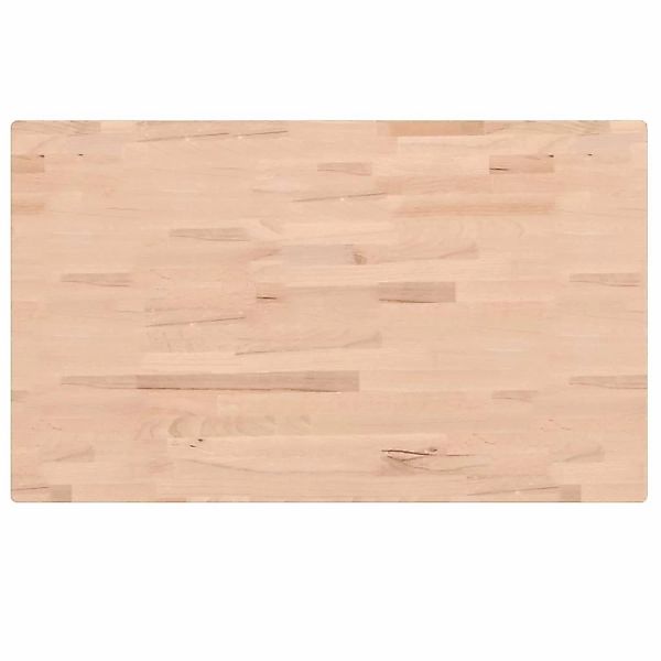 vidaXL Waschtischplatte 100x60x4 cm Massivholz Buche Modelll 1 günstig online kaufen
