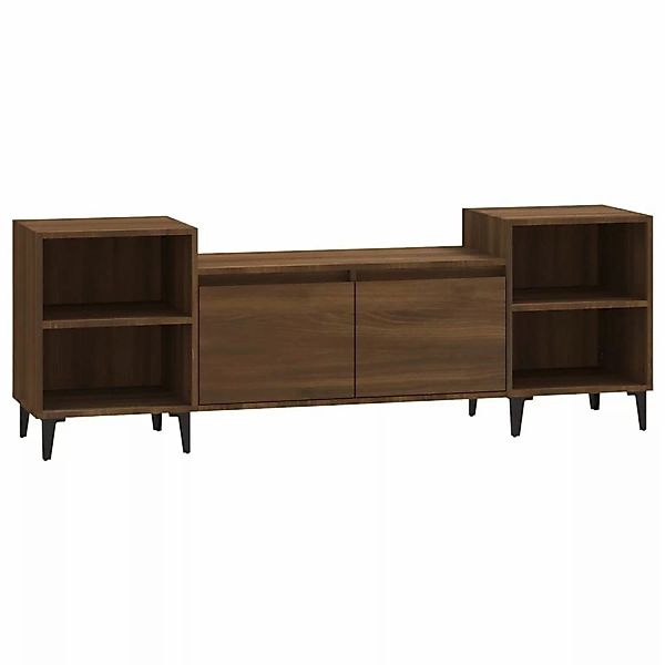 Vidaxl Tv-schrank Braun Eichen-optik 160x35x55 Cm Holzwerkstoff günstig online kaufen