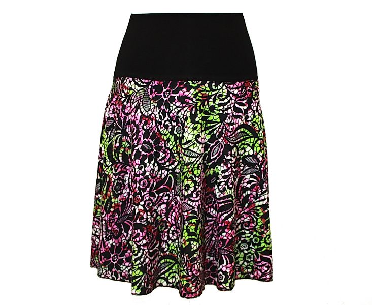 dunkle design Strickrock 57cm Feinstrick Farben günstig online kaufen